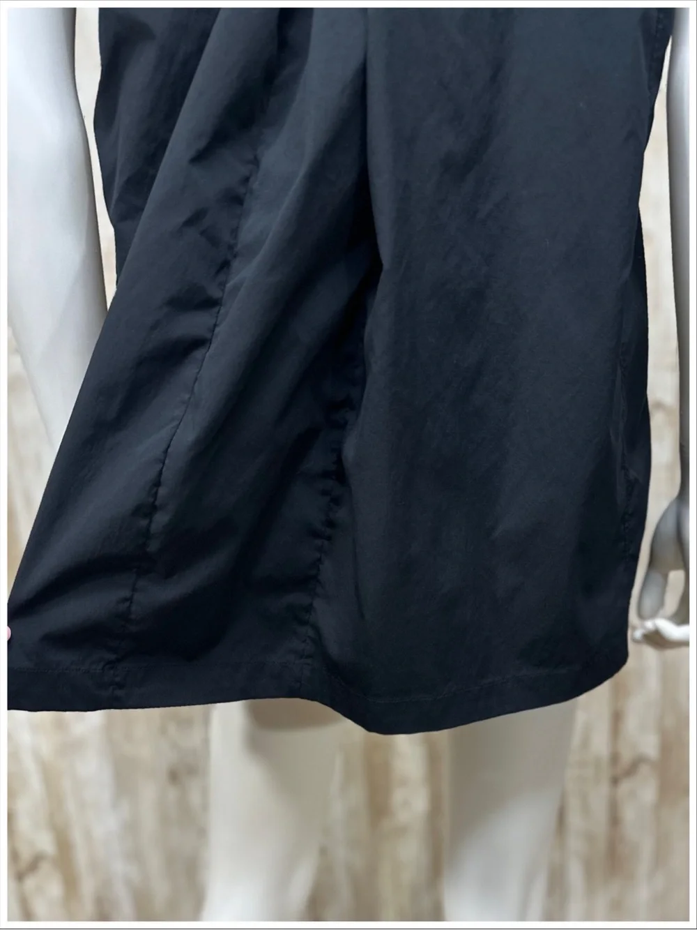Athleta Performance Poplin Popover Top | Black | #587913 | [D13]